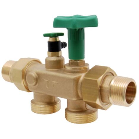 Valvola multipla BwT CB MULTIBLOCK X 1" per collegamento addolcitori 012615AA