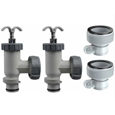 Valvola per Intex da 1500, 2500 e 4000 galloni con kit di sostituzione della valvola a pistone