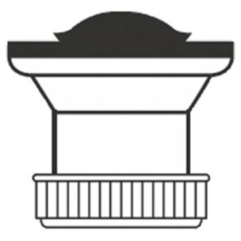 Valvola per lavabo Ø115 mm con troppopieno e griglia