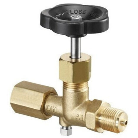 Valvola PER MANOMETRO OTTONE / ACCIAIO INOX 1/2