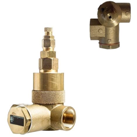 Valvola pilota motocompressore marcia a vuoto scarico aria comando acceleratore ATTACCO 3/4" - Attacco: 1/2"