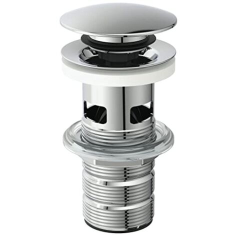 Valvola push-open con stelo scanalato, cromata IDEAL STANDARD