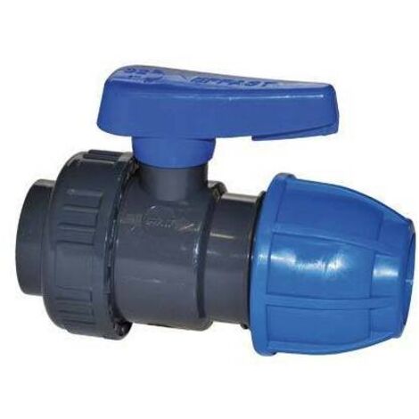 VALVOLA SFERA A COMPRESSIONE MONOGHIERA PN16