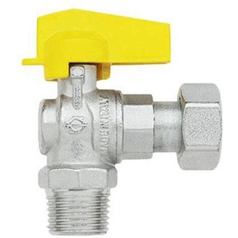 VALVOLA SFERA GAS A SQUADRA + GHIERA FUTURGAS FIV