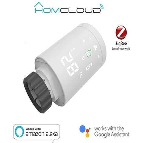 HOMCLOUD VALVOLA TERMOSTATICA DOMOTICA PER RADIATORI SMART WIFI ALEXA GOOGLE HOME