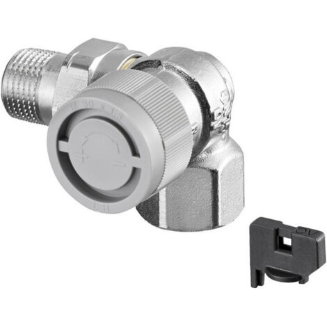 Valvola termostatica serie AQ M 30 x 1,5, angolare DN 10, destra OVENTROP