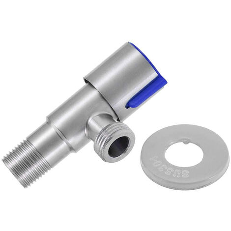 VALVOLA TERMOSTATICA SQUADRA ATTACCO 1/2" ACCIAIO INOSSIDABILE RADIATORE DGO-154