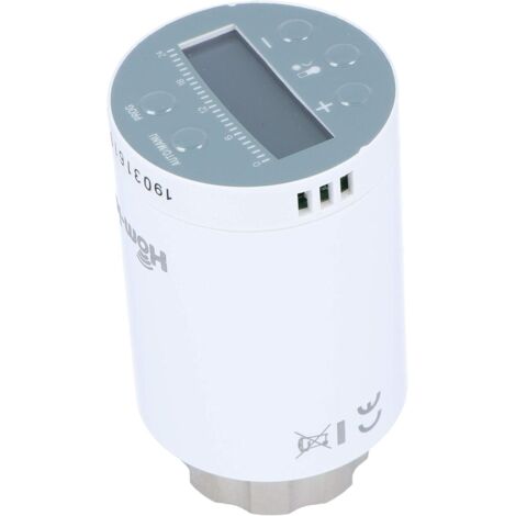 Valvola termostatica WiFi 2,4 GHz, compatibile con Google Home e Amazon Alexa - Hom-io