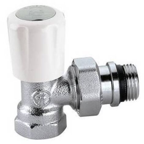 VALVOLA TERMOSTATIZZABILE A SQUADRA PER TUBO IN FERRO 3/8" CALEFFI