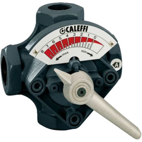 Valvole miscelatrice quattro vie, filettata, a farfalla. 1" Caleffi 611006  1”