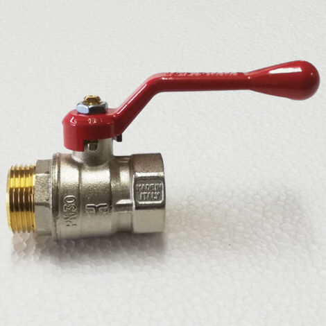 Valvole mistral maschio/femmina iso228 con leva alluminio tiemme 2360023