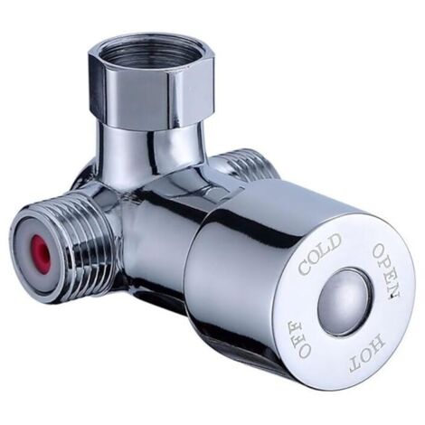Valvole termostatiche per rubinetti KZQ, valvole per rubinetti da G1/2 pollice, miscelatori per acqua calda e fredda, controllo della temperatura del miscelatore termostatico, rubinetti per doccia