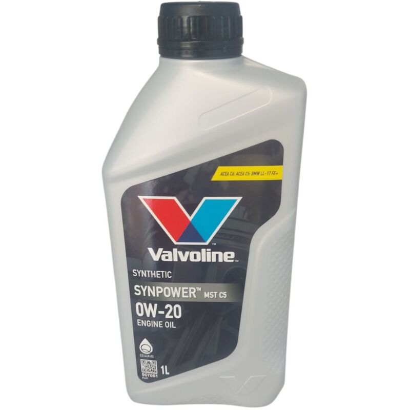 Valvoline synpower 0w-20 mst c5 synthetic oil 0w20 c5