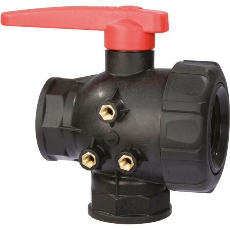 VALV.SFERA 3V 1" FLU.CON.