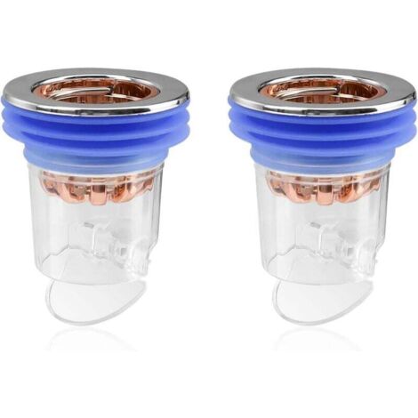 Válvula antiolor, tapón de ducha antiolor de 2 piezas, tapón de ducha antiolor para suelo de ducha, núcleo desodorizante para desagüe de suelo de balcón, cocina y baño