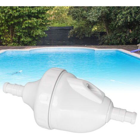 Válvula antirretorno – pieza de repuesto para limpiafondos Polaris 180, 280, 380, 480 y 3900 – material plástico resistente, 21 cm, 18 mm