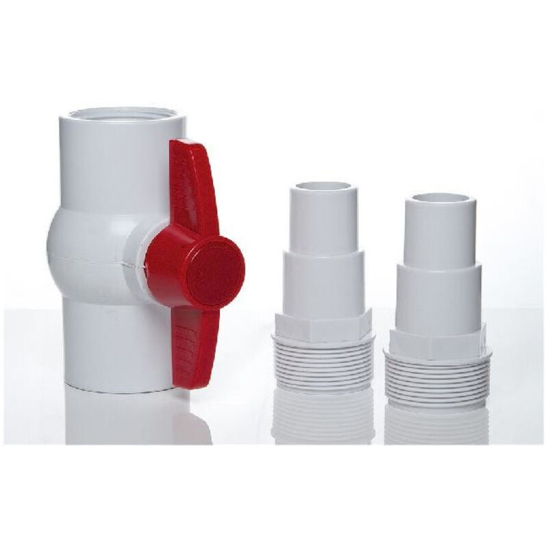 Válvula Bola + 2 Conectores Roscados Gre