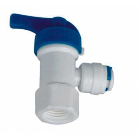 Válvula Cierre 90º 1/4” x 1/4” ATH — Conexión Quick Fitting Osmosis