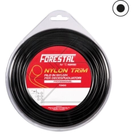 Válvula de alambre para desbrozadora FORESTAL sección redonda Ø alambre 3,5 mm longitud 40 m