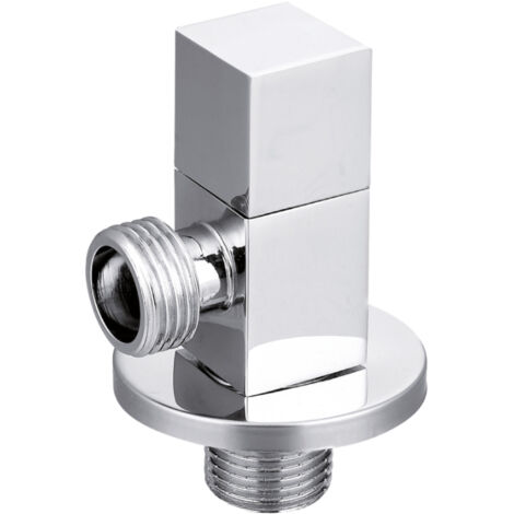Válvula de ángulo cuadrado 1/2"x 1/2", cabezal cerámico