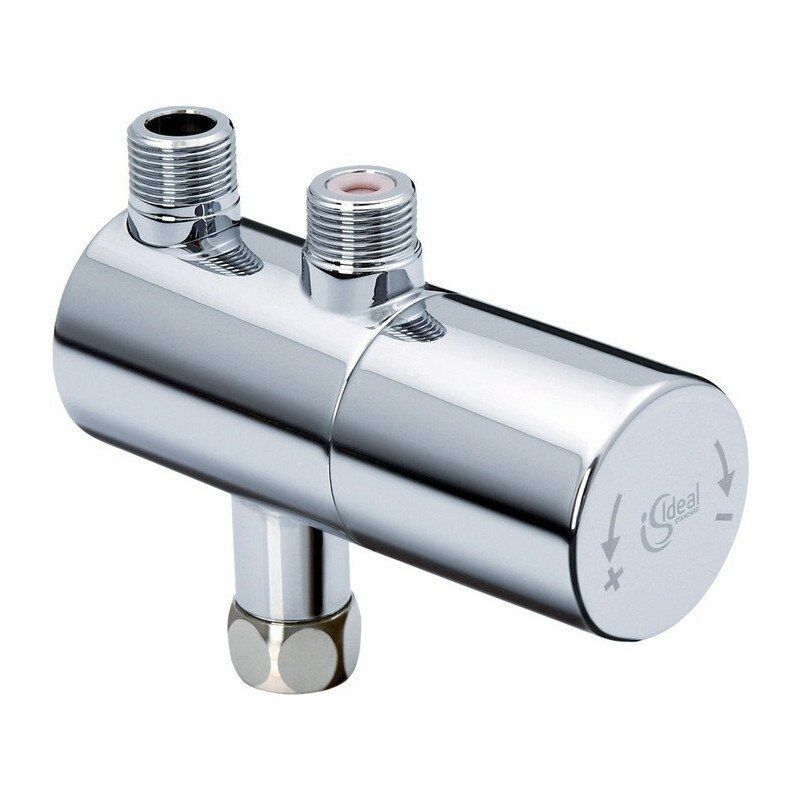 

Ideal - Válvula de ángulo de termostato de cromo CERAPLUS