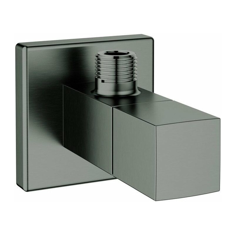 

Válvula de ángulo EUROCUBE DN 15 Ab 3/8 pulgadas grafito duro cepillado