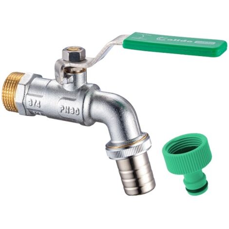 Válvula de bola Calido 3/4x3/4x20 + conector rápido, PN30