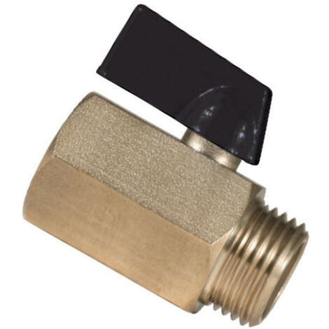 Válvula de bola de cierre KV 150 1/2 pulgada exterior x 1/2 pulgada interior VORTEX