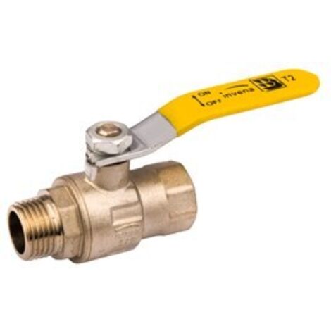 VÁLVULA DE BOLA DE GAS DE 1/2'' CON ROSCA W/Z - H/GZ-30-015