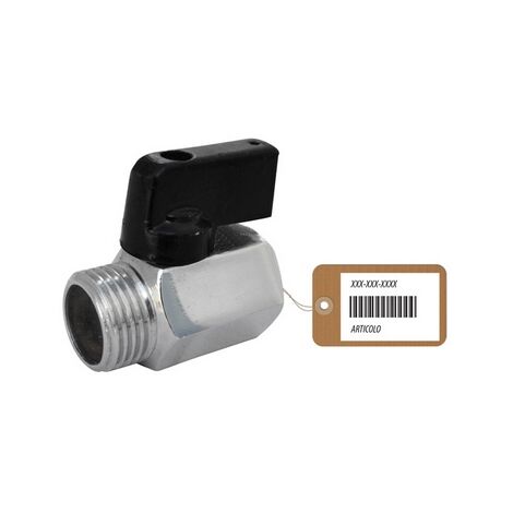 Válvula de bola miniatura MF para tubos F-BRICO