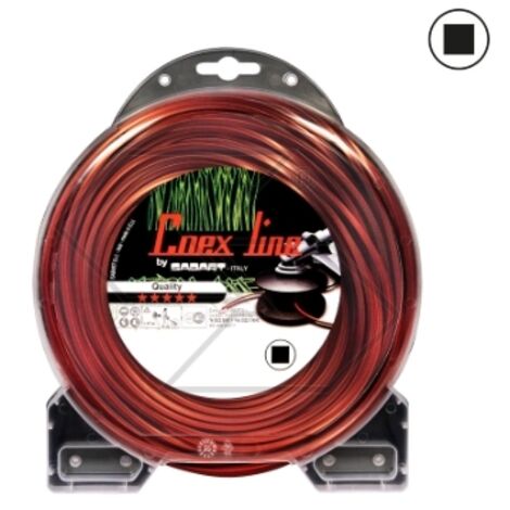 Válvula de cable de desbrozadora COEX LINE, sección cuadrada Ø  3,0 mm longitud 41 m