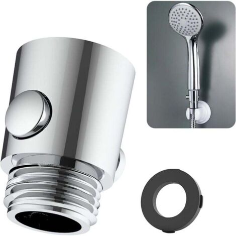 Válvula de cierre de ducha KZQ, G1/2 ABS, para cabezal de ducha - Ahorra agua, fácil de instalar - Diseño moderno - Interruptor de un botón, ideal para cocina o ducha (1 unidad)