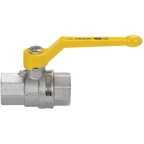 Válvula de cierre de gas de esfera hembra - hembra 15x21 - calibre 12