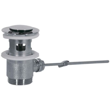 VÁLVULA DE DESAGÜE AUTOMÁTICO PARA LAVABO CON REBOSADERO