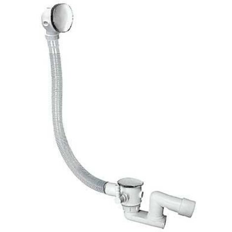 VÁLVULA DE DESAGÜE CLICK-CLACK PARA BAÑERA CON REBOSADERO Y
