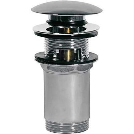 VÁLVULA DE DESAGÜE CLICK-CLACK PARA LAVABO CON REBOSADERO