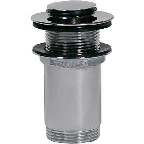 VÁLVULA DE DESAGÜE CLICK-CLACK PARA LAVABO SIN REBOSADERO