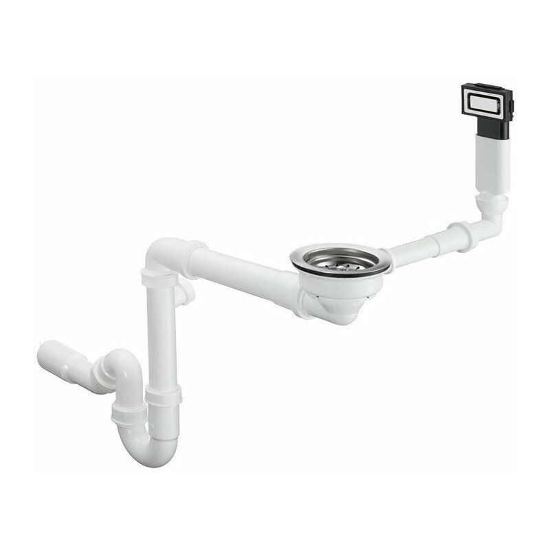 

Hansgrohe - Válvula de desagüe / rebose manual HG D12-10. para fregadero 500 cromo