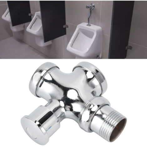 Válvula de descarga de urinario con pulsador DN20 DN25 Zinc Plata 359 g Repuestos