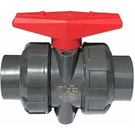 Válvula de doble unión para encolar diámetro 40 mm válvula de bola de pvc válvula de bola válvula de bola sph