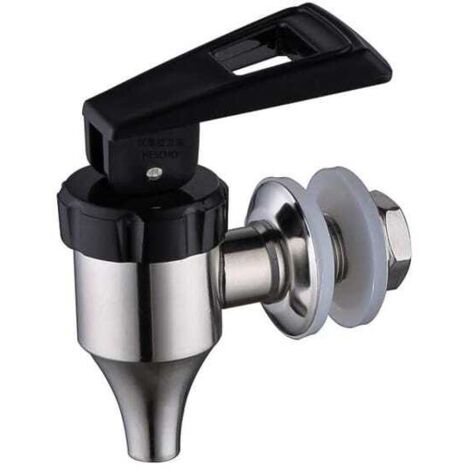 Válvula de drenaje de acero inoxidable 304 para dispensadores de bebidas de 1/2 pulgada.