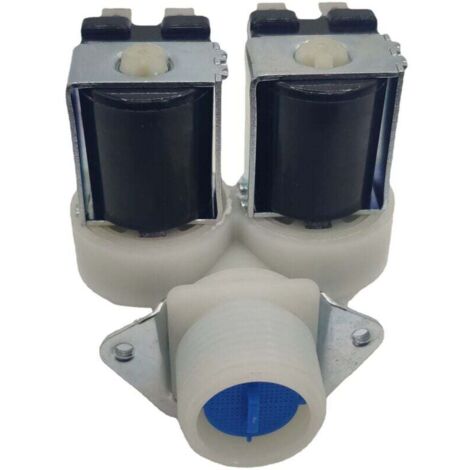 Válvula de entrada de agua KZQ, electroválvula de doble cabezal para lavadoras automáticas de tambor.
