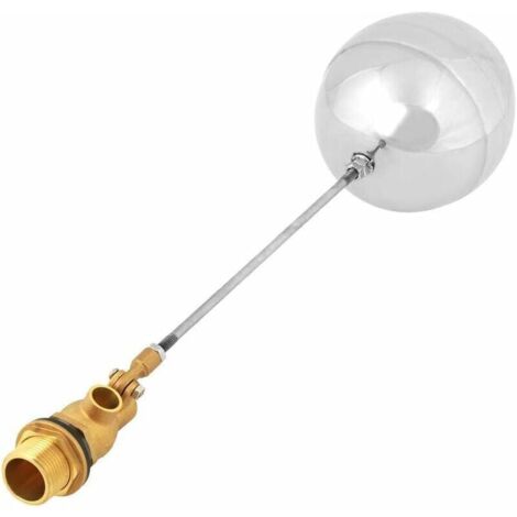 Válvula de flotador DN20, rosca macho G3/4", sensor de agua, bola de flotador, válvula de flotador + válvula de flotador para piscina, válvula de flotador para piscina