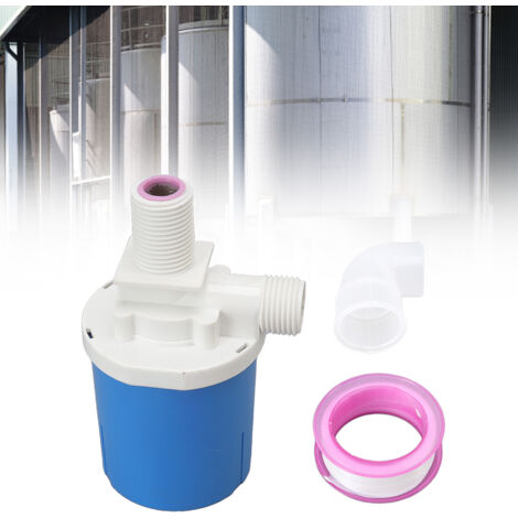 Válvula de flotador interna automática para control de nivel de agua en depósitos, plástico G3/4, a prueba de fugas.