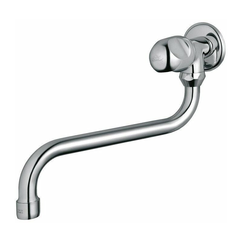 

Válvula de pared ALPHA con caño giratorio S-pipe cromo STANDARD - Ideal