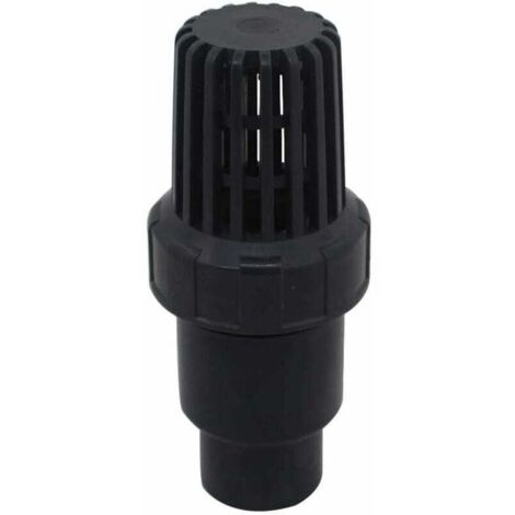 Válvula de pie, válvula antirretorno con bola de aspiración, 25, 32 y 40 mm, válvula antirretorno, filtro antirretorno, bomba de piscina de PVC (diámetro interior 32 mm)