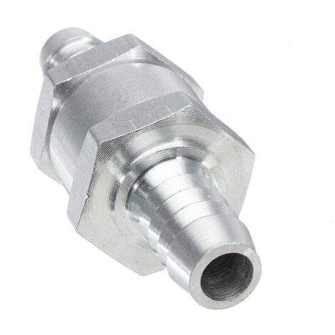 Válvula de retención AIPERQ (2 unidades), válvula de retención de combustible de aluminio de 8 mm, válvula de control de combustible