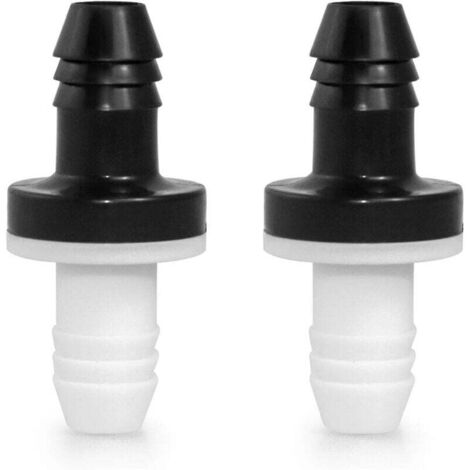 Válvula de retención simple KZQ, 10 mm 3/8" ABS, 2 piezas