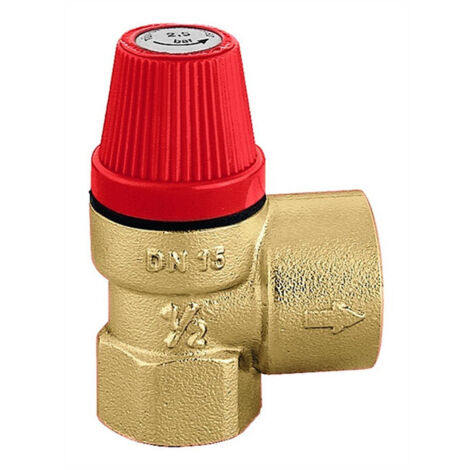 Válvula  de  seguridad  de  membrana  CA  1/2  pulgada  x  3/4  pulgada,  3  bar