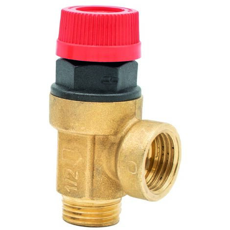 Válvula de seguridad de membrana hembra/hembra 3 bar 1/2 "ff